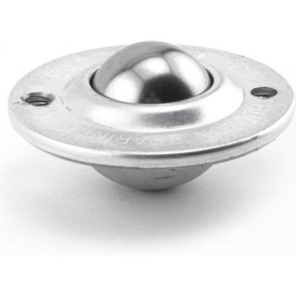 Hudson Bearings Hudson Bearings 1in Stainless Steel Ball Steel Low-Profile Flying Saucer Ball Transfer FSBT-1CS/SS